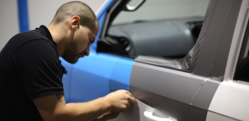 Applying Vehicle Wrapping Protection