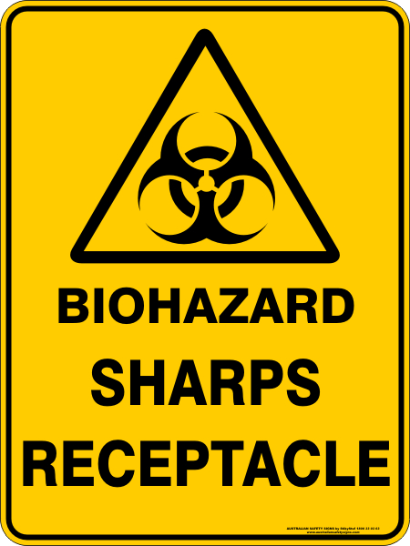 BIOHAZARD SHARPS RECEPTACLE - AUTO ARTISAN